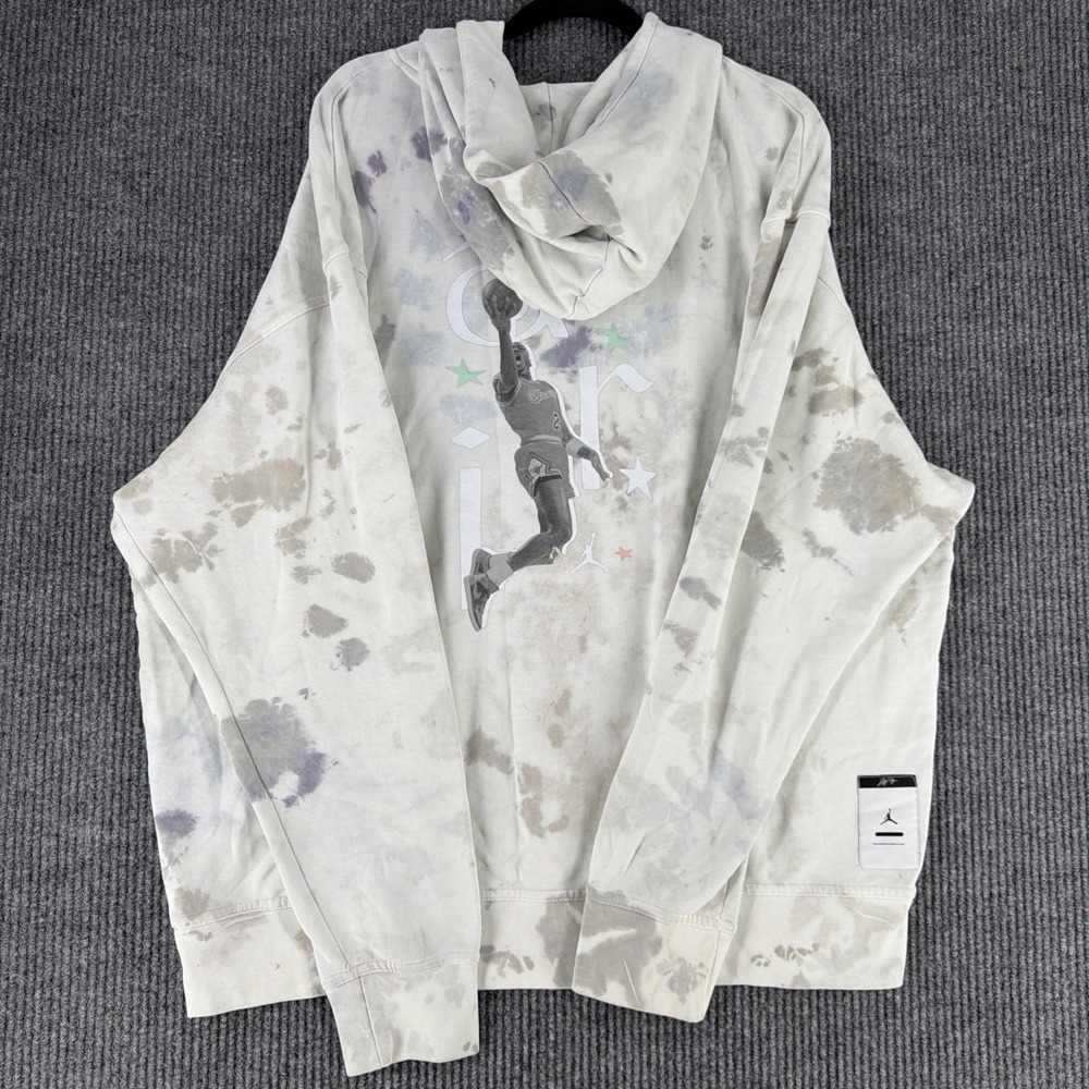 Nike Air Jordan Sport DNA Hoodie XXL Ocean Cube Tie Dye DM1410-366